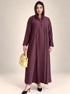 عبايات عملية (موف بني داكن)